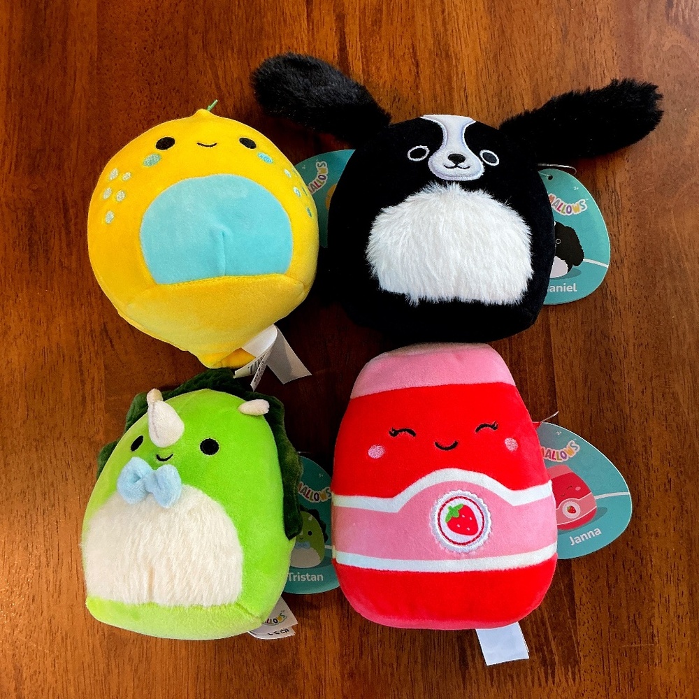 Squishmallows set of 4